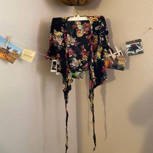 Kimono-Style Crop Top